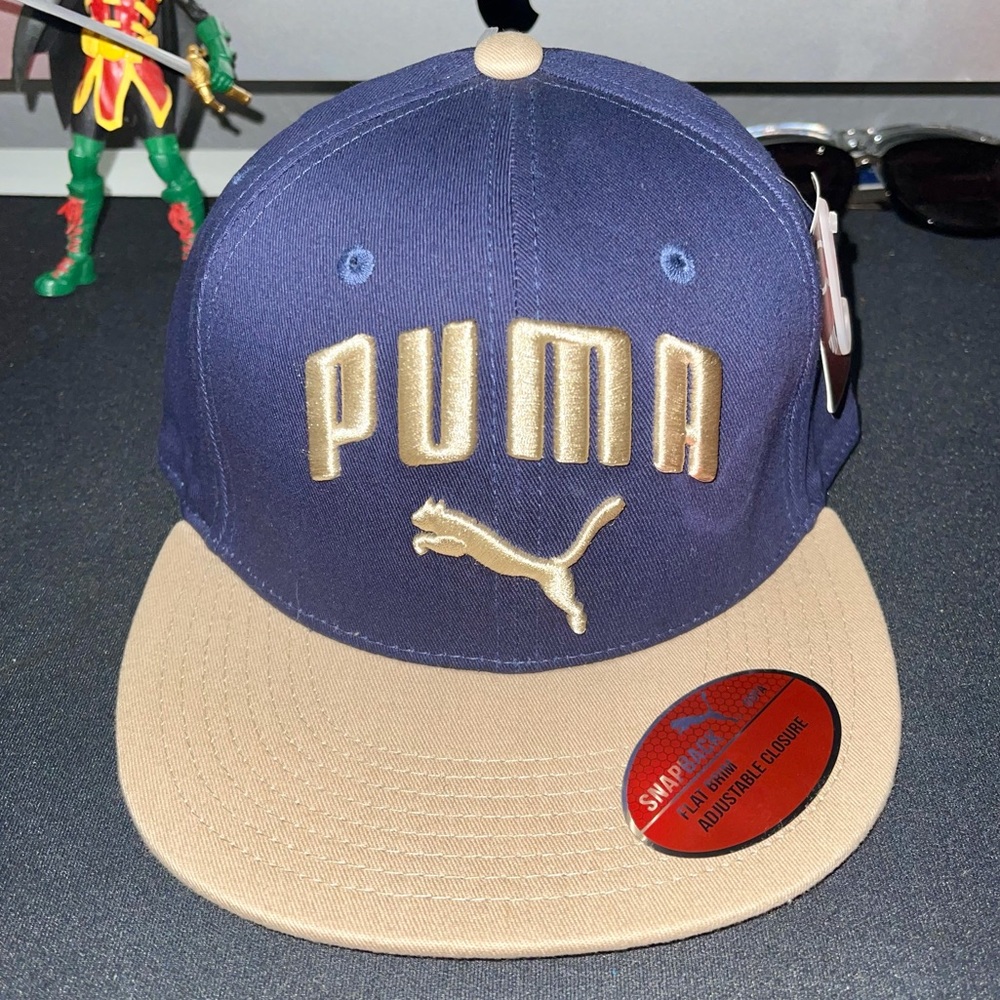 PUMA Evercat Color Blocked Flat Bill Snapback Cap